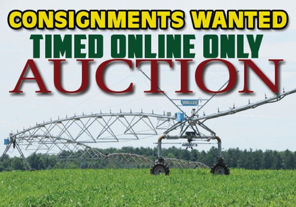 IRRIGATION EQUIPMENT CONSIGNMENT - TIMED ONLINE ONLY