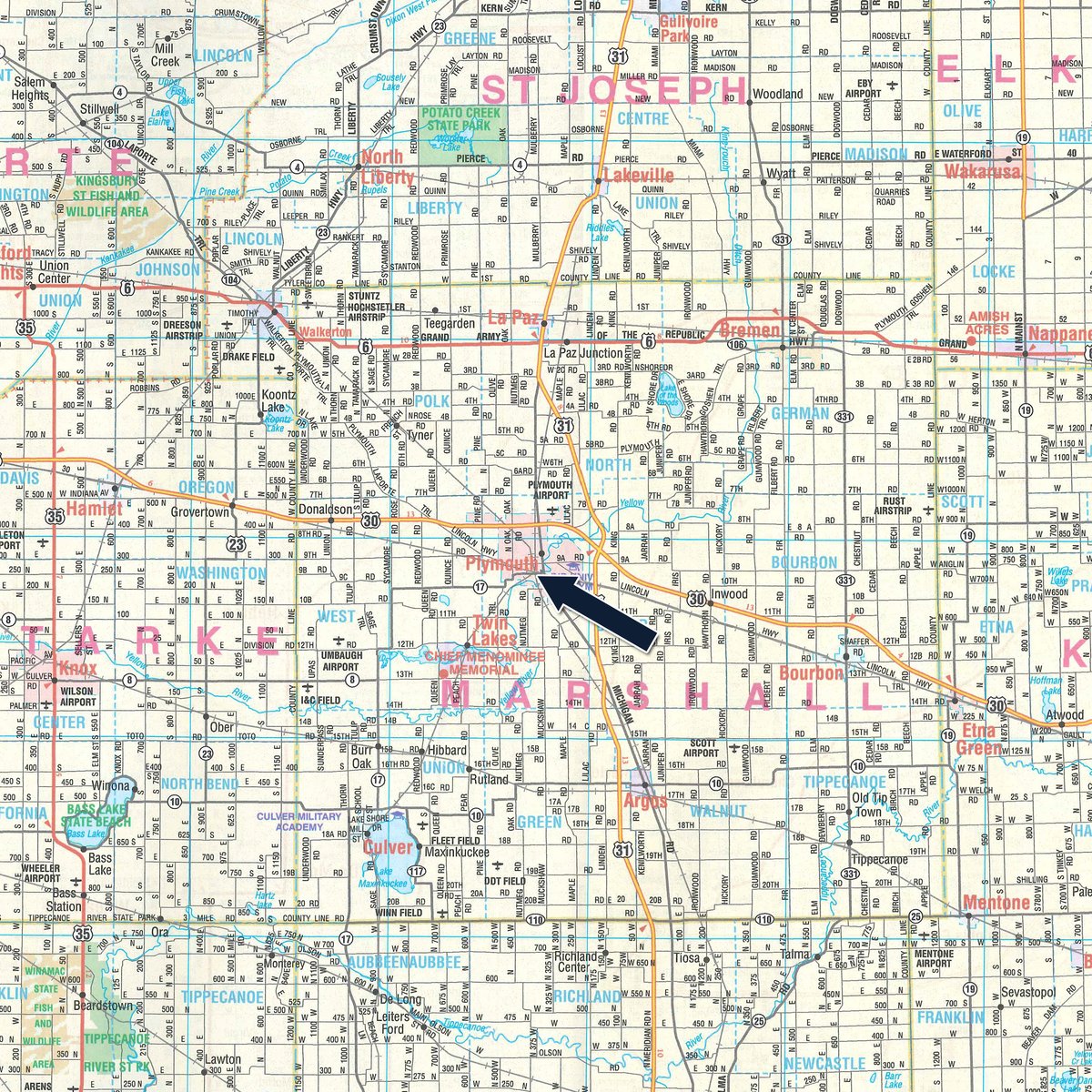 Area map - TIMED ONLINE ONLY AUCTION - PLYMOUTH, IN