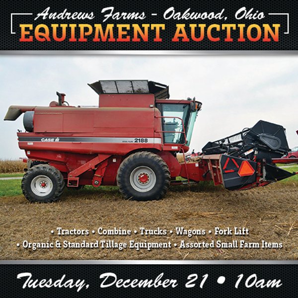 EQUIPMENT AUCTION - OAKWOOD, OH