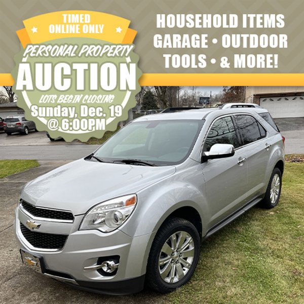 TIMED ONLINE ONLY AUCTION - PERSONAL PROPERTY - FORT WAYNE, IN