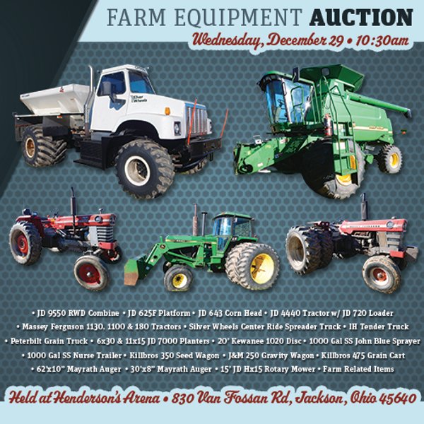 FARM EQUIPMENT AUCTION - JACKSON, OH