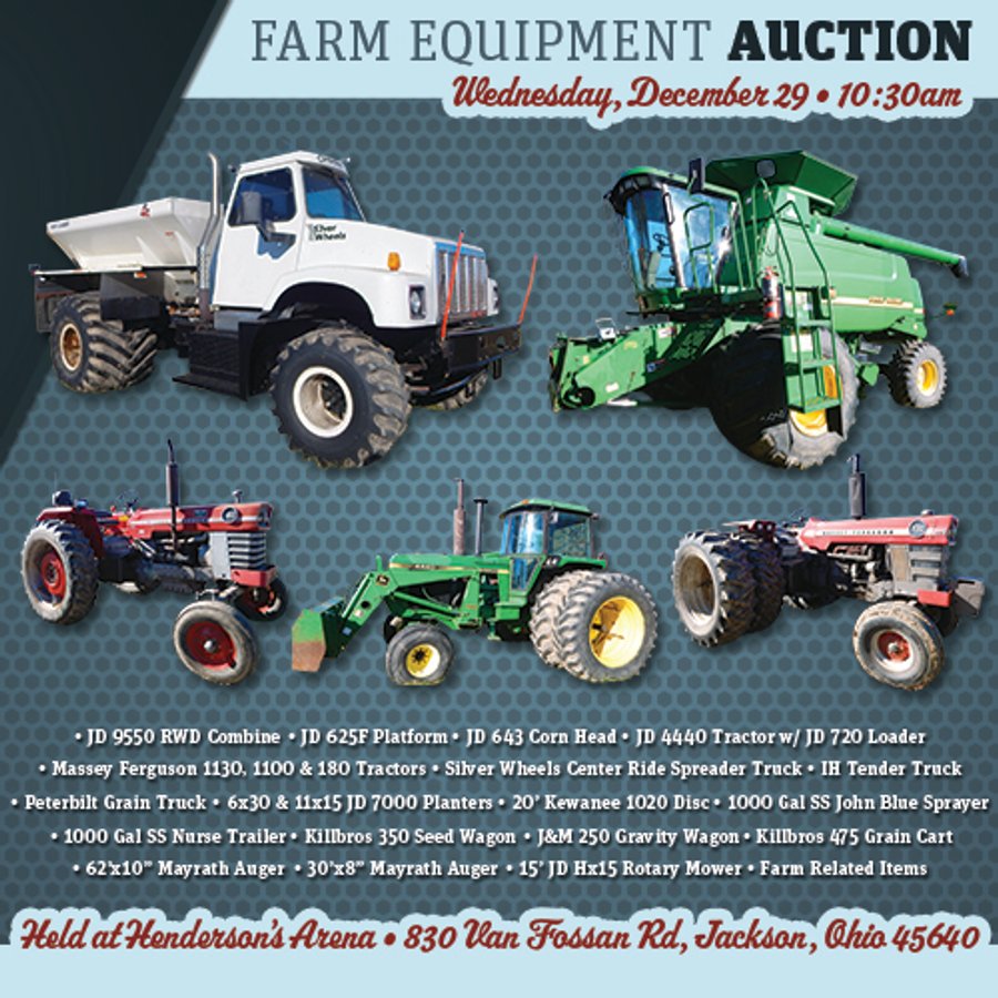 FARM EQUIPMENT AUCTION - JACKSON, OH