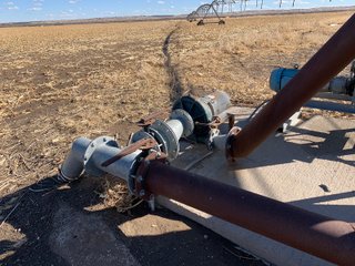 <li>766+/- Highly Productive Tillable Farmland
<li>735+/- Irrigated Acres
<li>Unlimited Water
<li>Irrigation Equipment:
<li>2018 T/L hydraulic center pivot (Pivot #2 SE Circle)
<li>2016 T/L hydraulic center pivot (Pivot #3 SW Circle)
<li>2015 T/L hydraulic center pivot (Pivot #1 NE Circle)
<li>2013 T/L hydraulic wiper pivot (110 ac. NW corner)
<li>2008 T/L hydraulic wiper pivot (75 ac. NE corner) - FARMLAND - 766+/- ACRES