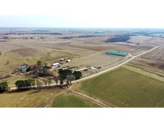 This 108+/- acre READY-TO-GO DAIRY FARM sits just 5.2 miles south of Lancaster, WI containing highly productive soils (Downs and Fayette). The farms modern, fully operational dairy has 200 sand bedded free stalls, 40 stall transition barn and 20 head bedding pack fresh pens. This is a fully functional dairy just waiting to go!<br>
The parlor is a VERY CLEAN Double 8 (expandable to 10) and includes GEA cow information along with TAS management program. There is a 2,500 gallon Mueller bulk tank. The office is fully equipped including bathroom and shower. Heat and electricity continue to be maintained.<br>
Additional buildings include loose housing cattle shed (40 head), Quonset machine shed and hay barn. The farm is equipped with a standby generator and two wells. There are two large earthen bunkers with cement floors and 7,000 bushel grain bin. The older farm house has a new septic system. Manure easement is available on bordering property with more land available to rent for adequate feed supply. - REAL ESTATE FOR SALE - 108+/- ACRES