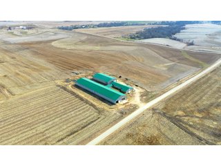 This 108+/- acre READY-TO-GO DAIRY FARM sits just 5.2 miles south of Lancaster, WI containing highly productive soils (Downs and Fayette). The farms modern, fully operational dairy has 200 sand bedded free stalls, 40 stall transition barn and 20 head bedding pack fresh pens. This is a fully functional dairy just waiting to go!<br>
The parlor is a VERY CLEAN Double 8 (expandable to 10) and includes GEA cow information along with TAS management program. There is a 2,500 gallon Mueller bulk tank. The office is fully equipped including bathroom and shower. Heat and electricity continue to be maintained.<br>
Additional buildings include loose housing cattle shed (40 head), Quonset machine shed and hay barn. The farm is equipped with a standby generator and two wells. There are two large earthen bunkers with cement floors and 7,000 bushel grain bin. The older farm house has a new septic system. Manure easement is available on bordering property with more land available to rent for adequate feed supply. - REAL ESTATE FOR SALE - 108+/- ACRES