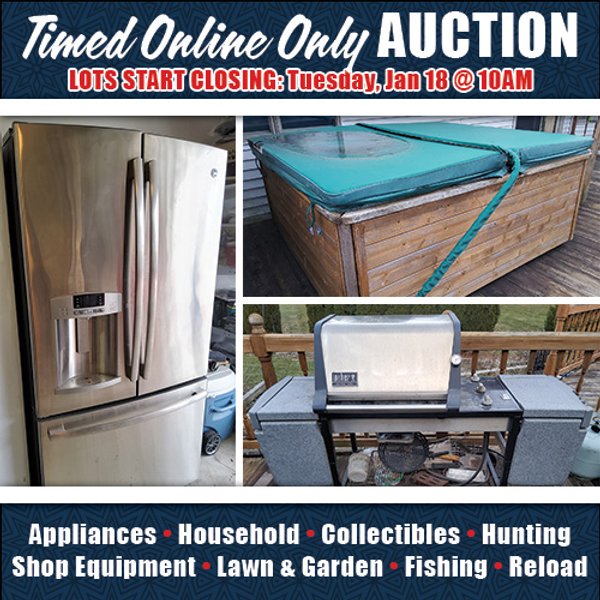 TIMED ONLINE ONLY AUCTION - PERSONAL PROPERTY - FORT WAYNE, IN