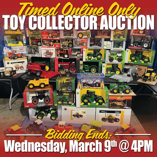 TIMED ONLINE ONLY TOY COLLECTOR AUCTION
