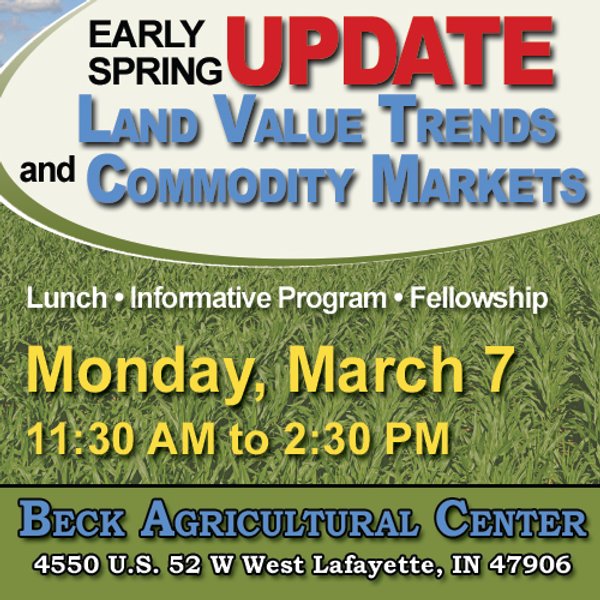 LAND VALUE TRENDS AND COMMODITY MARKET LAFAYETTE, IN