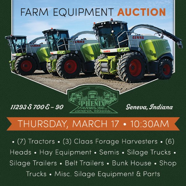 FARM EQUIPMENT AUCTION IN GENEVA, IN