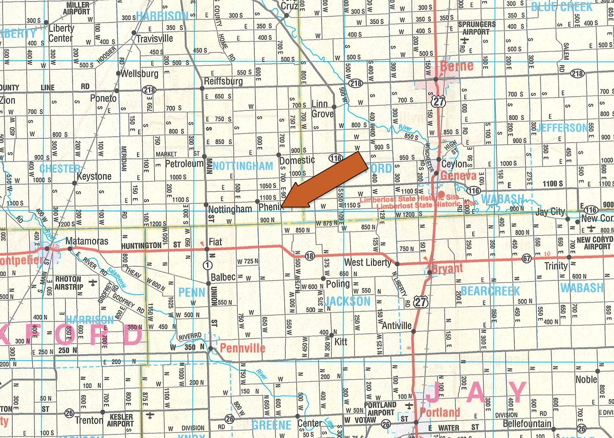 Area map - FARM EQUIPMENT AUCTION IN GENEVA, IN