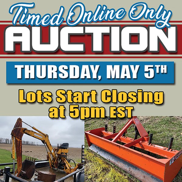 TIMED ONLINE ONLY AUCTION