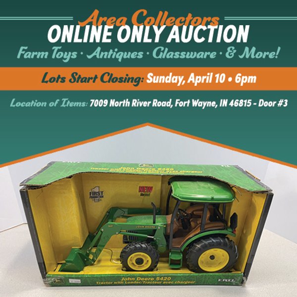 AREA COLLECTORS ONLINE ONLY AUCTION IN FORT WAYNE, IN