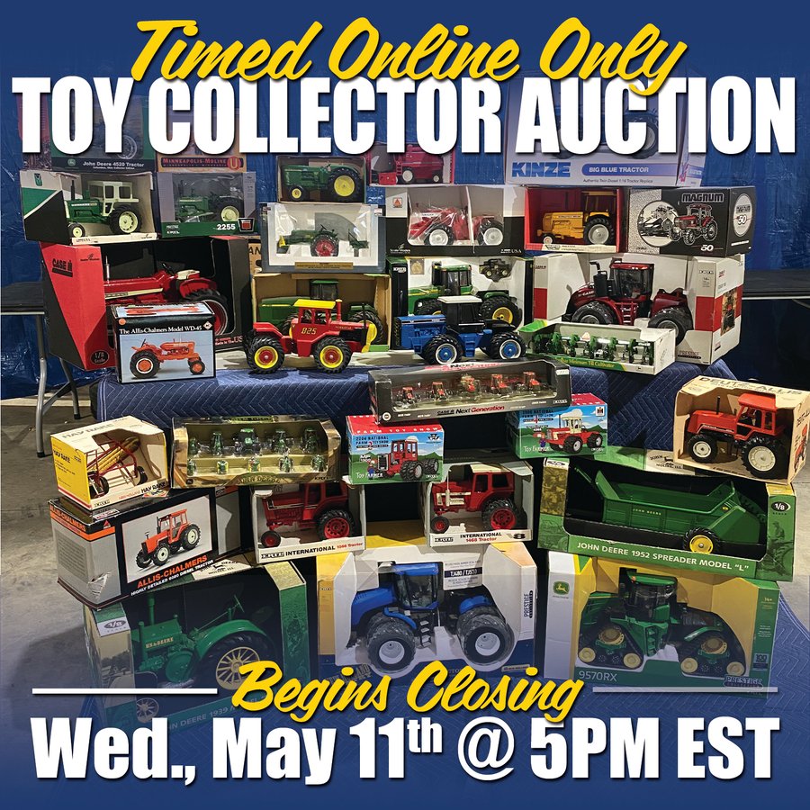 2 DAY TIMED ONLINE ONLY TOY COLLECTION AUCTION IN LAGRANGE COUNTY, IN