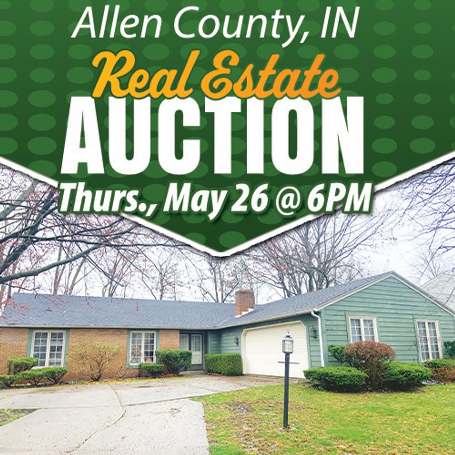 REAL ESTATE AUCTION IN ALLEN COUNTY, IN