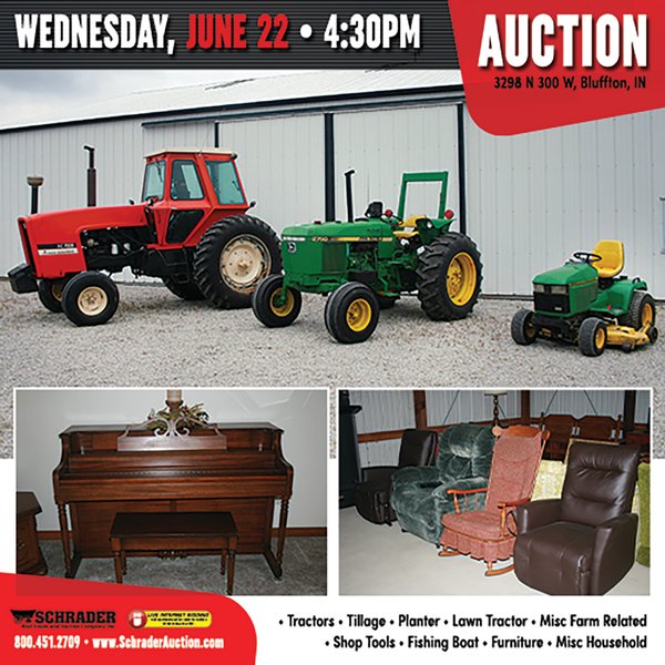 FARM EQUIPMENT AUCTION IN WELLS COUNTY, IN