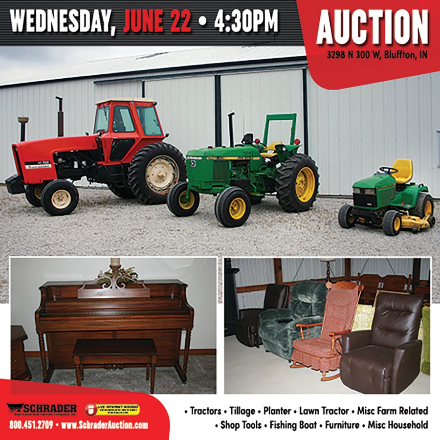 FARM EQUIPMENT AUCTION IN WELLS COUNTY, IN