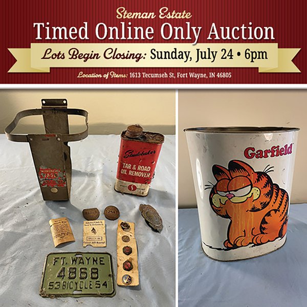 TIMED ONLINE ONLY AUCTION IN ALLEN COUNTY, IN