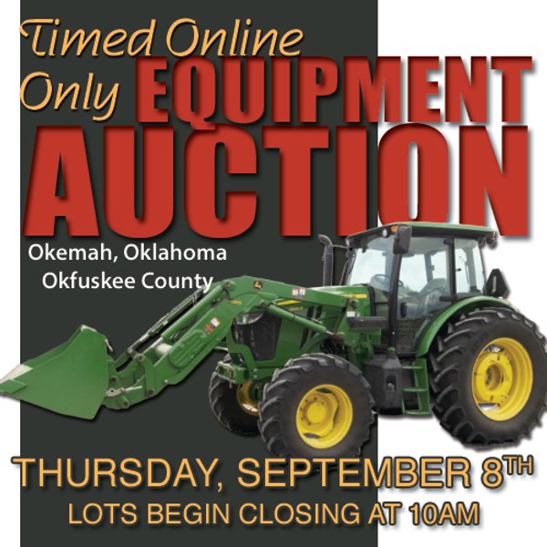 TIMED ONLINE ONLY EQUIPMENT AUCTION