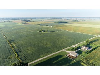 TRACTS 2 & 3 - LAND AUCTION - 160 +/- ACRES CROPLAND & 2-STORY FARMHOUSE OFFERED IN 3 TRACTS IN RUSH COUNTY, INDIANA