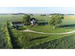 TRACT 3 - LAND AUCTION - 160 +/- ACRES CROPLAND & 2-STORY FARMHOUSE OFFERED IN 3 TRACTS IN RUSH COUNTY, INDIANA