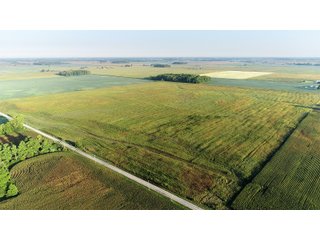 TRACT 1 - LAND AUCTION - 160 +/- ACRES CROPLAND & 2-STORY FARMHOUSE OFFERED IN 3 TRACTS IN RUSH COUNTY, INDIANA