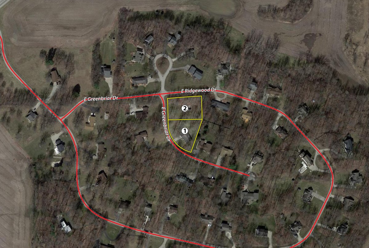 Tract map - **UPDATED**REAL ESTATE AUCTION 1.2+/- ACRES OFFERED IN 1 TRACT IN WHITLEY COUNTY, INDIANA
