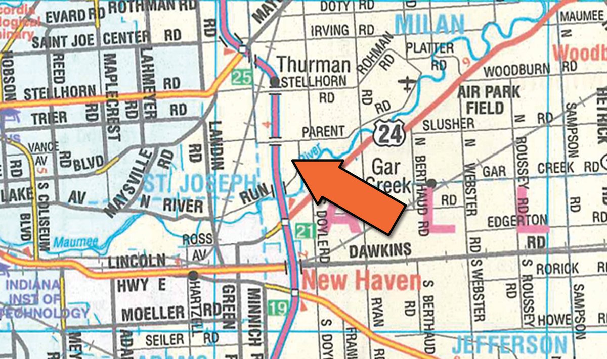 Area map - ONLINE ONLY PERSONAL PROPERTY AUCTION IN ALLEN COUNTY, INDIANA