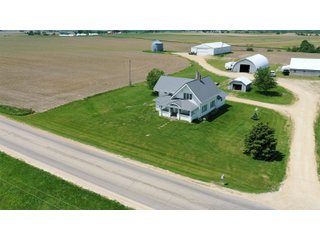 Two-story, farm house with porch, new roof and new parcel addition - New chimney - House is solid and in a good location, needs to be finished and updated on interior - House has four bedrooms and two bathrooms, pocket door and original old wood trim - House was rented at time of listing. - Taxes on parcel to be split $2028. Taxes amount are unknown until after split.
<li> Garage is unattached, 18ft x18ft with 10ft wide x 7ft height door, (new steel) <li>Quonset Machine shed, 34ft x70ft, (new steel) 14ft x11ft 6in door <li> Open - sided Machine shed, 46ft x150ft, 11ft 4in height <li> Horse barn, 26ft  x36ft concrete walls <li> Red storage shed, 18ft x30ft <li> Open Front Calf Barn, 8ft x90ft, with 13 pens. - REAL ESTATE PROPERTY FOR SALE 2.7+/-  ACRES IN GRANT COUNTY, WI