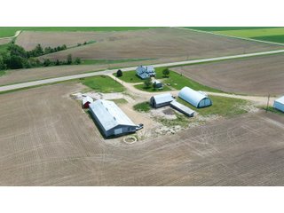 Two-story, farm house with porch, new roof and new parcel addition - New chimney - House is solid and in a good location, needs to be finished and updated on interior - House has four bedrooms and two bathrooms, pocket door and original old wood trim - House was rented at time of listing. - Taxes on parcel to be split $2028. Taxes amount are unknown until after split.
<li> Garage is unattached, 18ft x18ft with 10ft wide x 7ft height door, (new steel) <li>Quonset Machine shed, 34ft x70ft, (new steel) 14ft x11ft 6in door <li> Open - sided Machine shed, 46ft x150ft, 11ft 4in height <li> Horse barn, 26ft  x36ft concrete walls <li> Red storage shed, 18ft x30ft <li> Open Front Calf Barn, 8ft x90ft, with 13 pens. - REAL ESTATE PROPERTY FOR SALE 2.7+/-  ACRES IN GRANT COUNTY, WI