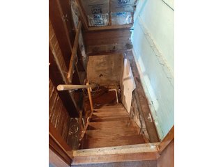 1 1/2 Story Country home, on 1.84+/- acres, 2155+/- square feet of living space: living room, 4 bedrooms, 1 bath, eat in kitchen with appliances, large mud room, and laundry. The home has a newer furnace, water softener, water heater, a new roof in 2019, replacement windows, and a large wood deck. Detached two car garage with plenty of work space and a 36ft x40ft pole building.
 - HOME FOR SALE 1.84+/- ACRES IN WHITLEY COUNTY, IN
