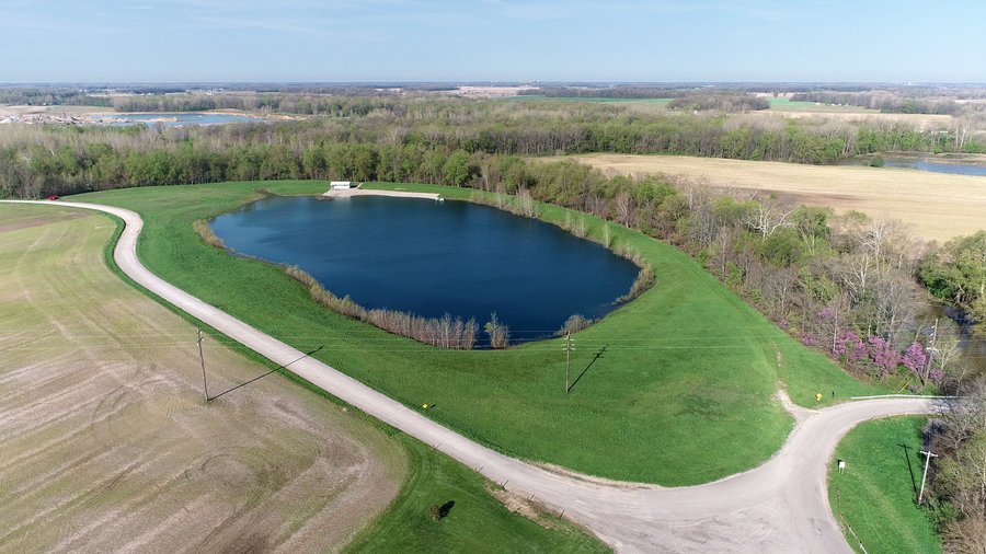 For sale: 28.5+/- Acres with 9+/- acre Lake, Woods, Possible Building Sites - DEFIANCE COUNTY - EDGERTON, OHIO