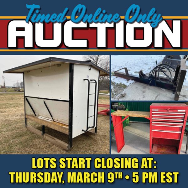 MARCH CONSIGNMENT TIMED ONLINE ONLY FARM EQUIPMENT AUCTION
