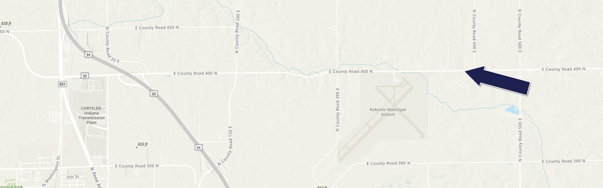 Area map - FARM EQUIPMENT AUCTION IN HOWARD COUNTY, INDIANA