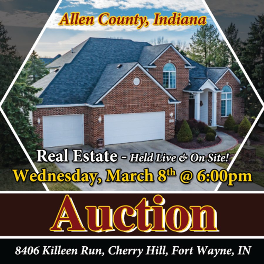 REAL ESTATE AUCTION IN ALLEN COUNTY, INDIANA