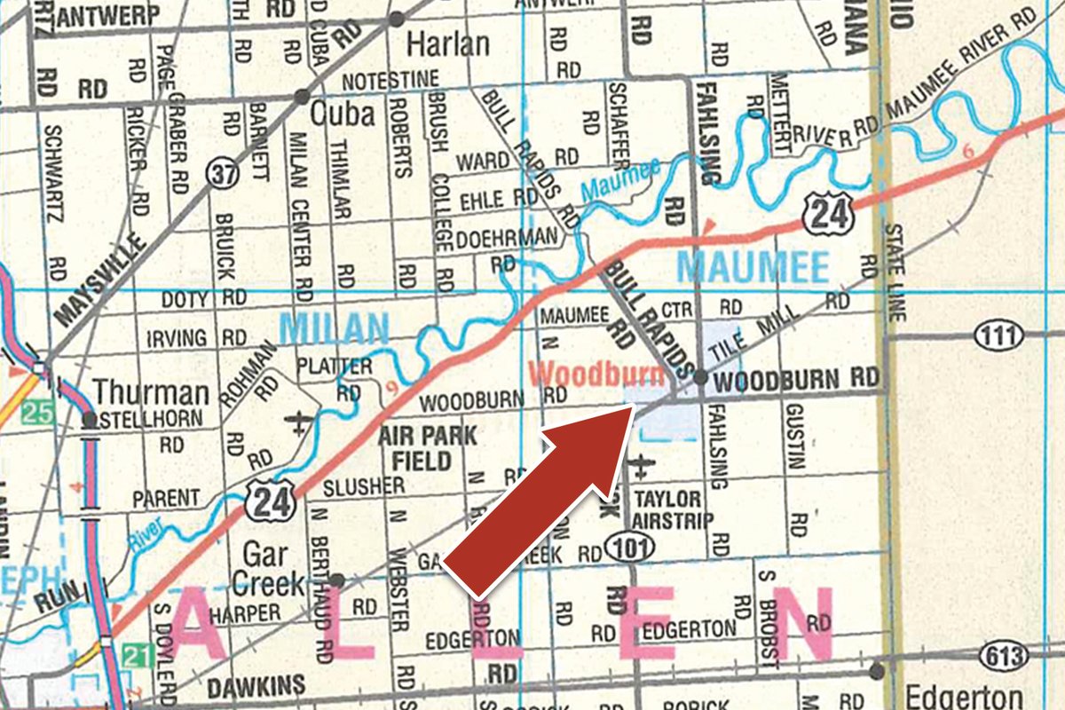 Area map - TIMED ONLINE ONLY PERSONAL PROPERTY AUCTION IN ALLEN COUNTY, INDIANA