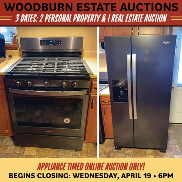 TIMED ONLINE ONLY APPLIANCE AUCTION IN ALLEN COUNTY, INDIANA