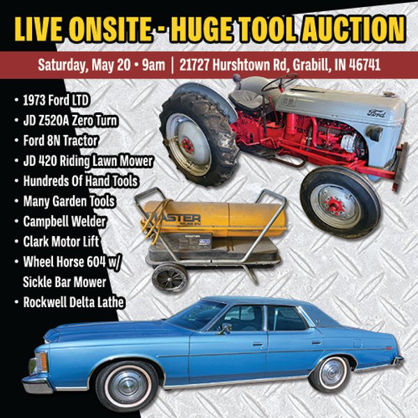 PERSONAL PROPERTY AUCTION IN ALLEN COUNTY, INDIANA