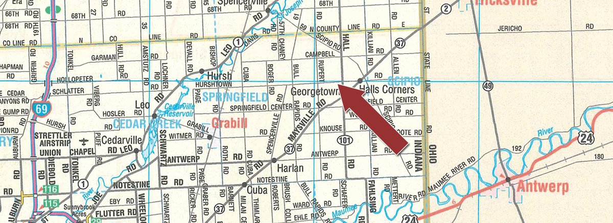 Area map - PERSONAL PROPERTY AUCTION IN ALLEN COUNTY, INDIANA