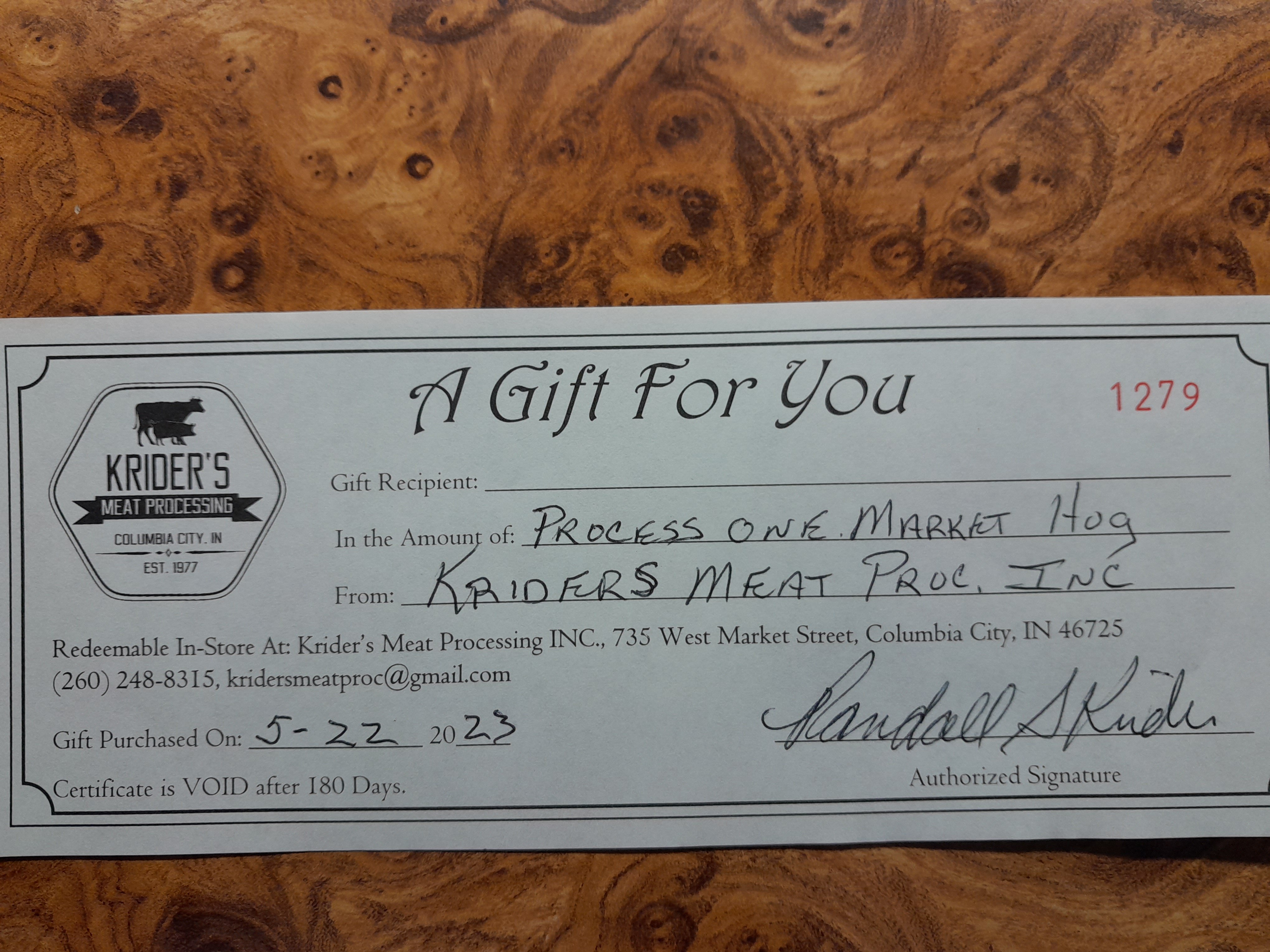 Property photo 1 - COLUMBIA CITY ROTARY CLUB 2023 SILENT AUCTION - TIMED ONLINE ONLY