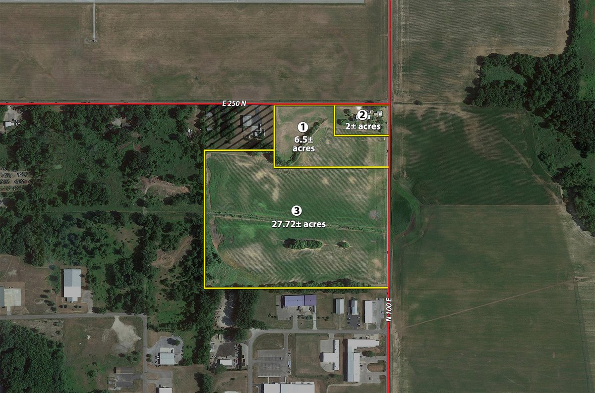 Tracts 1-3 - REAL ESTATE AUCTION - 36.22+/- ACRES OFFERED IN 3 TRACTS IN KOSCIUSKO COUNTY, INDIANA