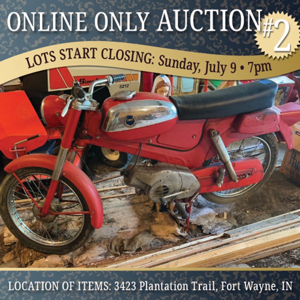 TIMED ONLINE ONLY PERSONAL PROPERTY AUCTION IN ALLEN COUNTY, INDIANA