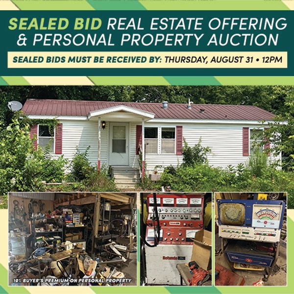 SEALED BID PERSONAL PROPERTY AUCTION IN ALLEN COUNTY, INDIANA