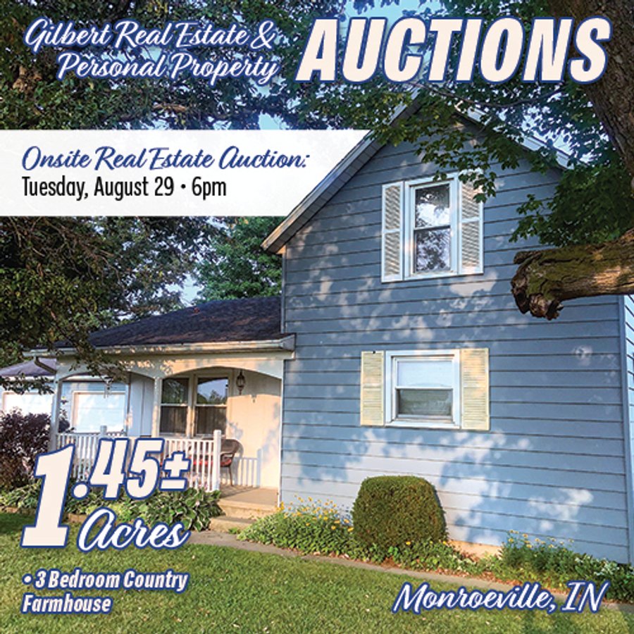 REAL ESTATE AUCTION - 1.45+/- ACRES OFFERED IN 1 TRACT IN ALLEN COUNTY, INDIANA