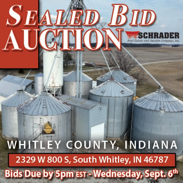 SEALED BID AUCTION GRAIN STORAGE IN WHITLEY COUNTY, INDIANA
