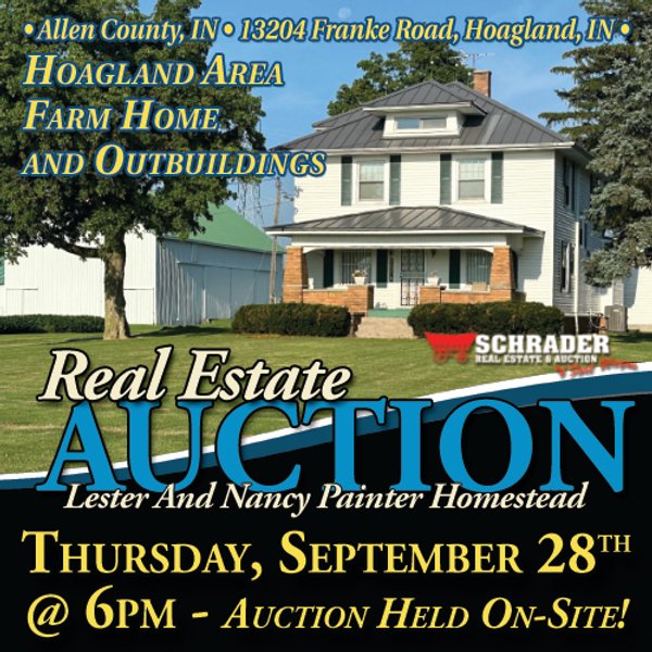 REAL ESTATE AUCTION - 3.5+/- ACRES OFFERED IN 1 TRACT IN ALLEN COUNTY, INDIANA