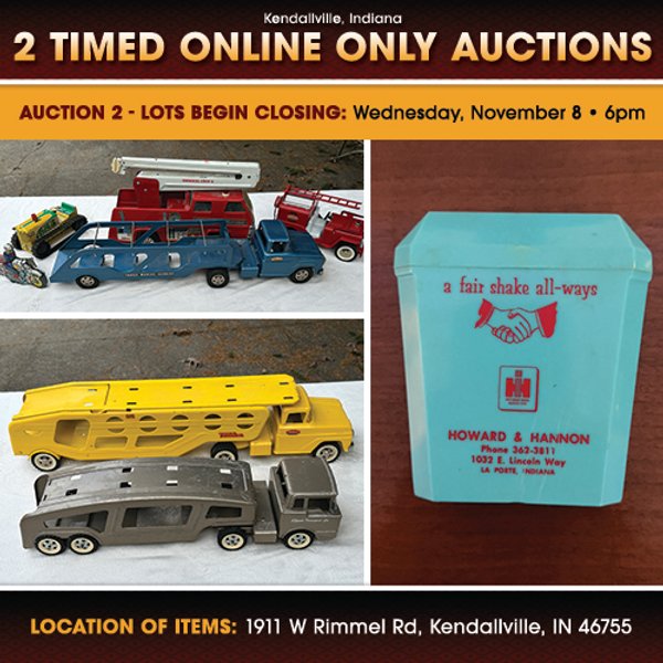 TIMED ONLINE ONLY PERSONAL PROPERTY IN NOBLE COUNTY, INDIANA