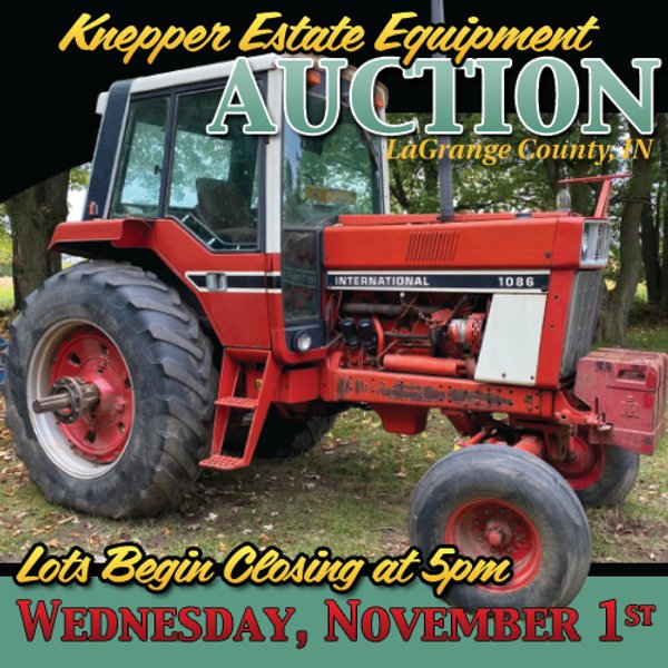 TIMED ONLINE ONLY PERSONAL PROPERTY AUCTION IN LAGRANGE COUNTY, INDIANA