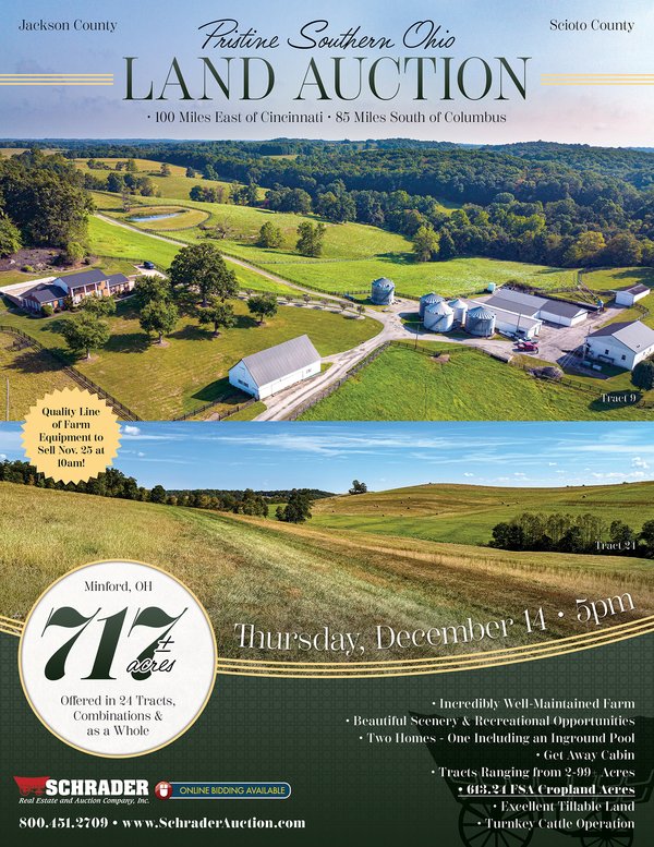 Sold: PRISTINE SOUTHERN OHIO LAND AUCTION - 717+/- ACRES OFFERED IN 24 TRACTS, COMBINATIONS & AS A WHOLE IN JACKSON & SCIOTO COUNTIES, OHIO - 209 Riegel Ridge Rd, Minford, OH 45653 - Jackson & Scioto Counties, OH