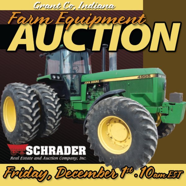 FARM EQUIPMENT AUCTION IN GRANT COUNTY, INDIANA