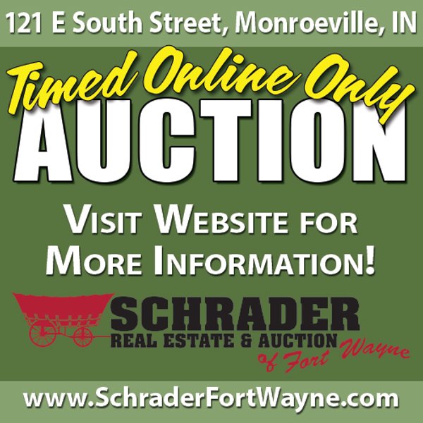 TIMED ONLINE ONLY PERSONAL PROPERTY AUCTION IN ALLEN COUNTY, INDIANA
